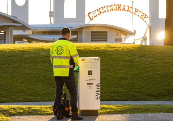 EV chargers installed along Geelong Waterfront