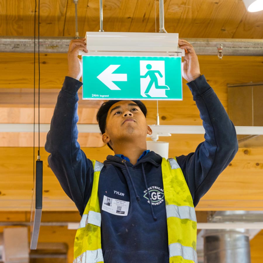 Exit Light Installation Mepengineerings Electrical